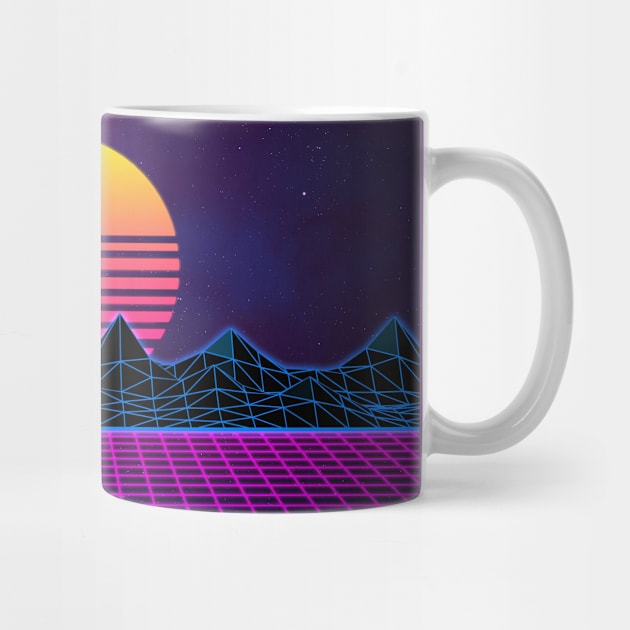 SynthWave Sunrise by CosmeticMechanic